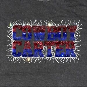 Cowboy Carter Beyonce Rhinestone Comfort Colors T-Shirt